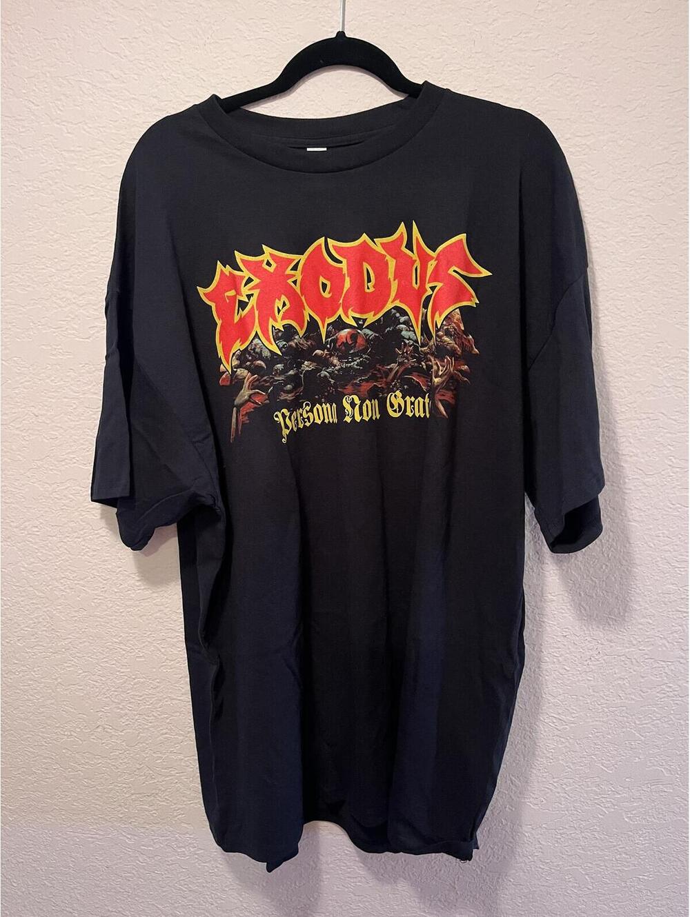 Exodus Persona Non‎ Grata Black Graphic Band T-Shirt 2XL